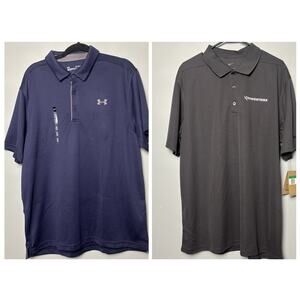 NWT 2-Pack Men’s Nike UA Golf Collar Shirt Polo XL New